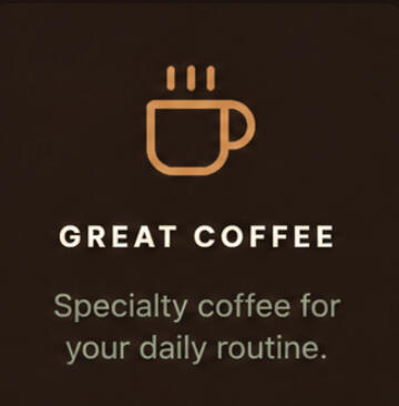 GREAT COFFEE